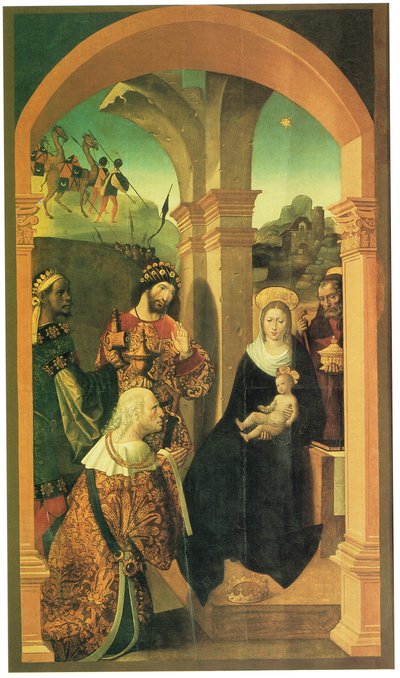 Anbetung der Heiligen Drei Könige von Alejo Fernandez